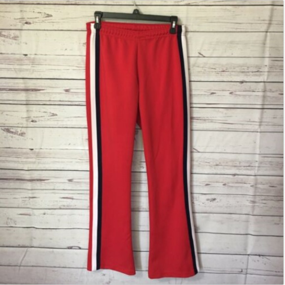 1955 Vintage Pants - Vintage Varsity Women Track Pant Bottoms 28" Retro